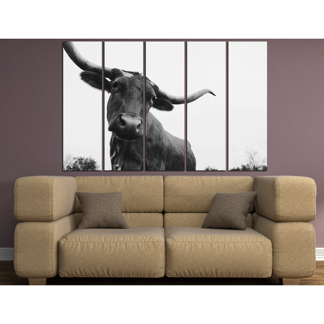 Farm wall art Cow decor Farm animal decor Texas home decor Kitchen wall art Cow print Farmer gift Multi-panel canvas Canvas art print
