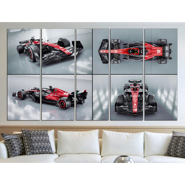 F1 grand prix Formula 1 wall art Sports canvas Racing wall art Formula one Home decor wall art Car wall art Formula 1 canvas