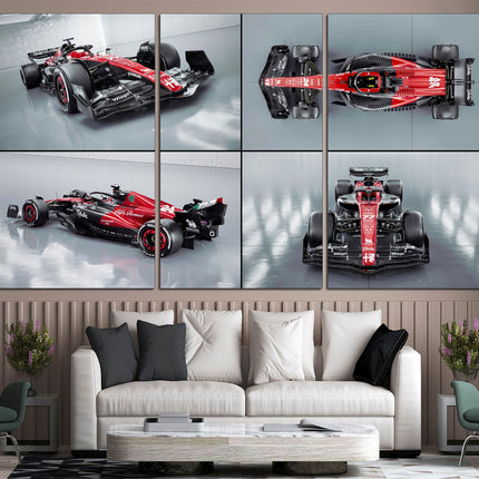 F1 grand prix Formula 1 wall art Sports canvas Racing wall art Formula one Home decor wall art Car wall art Formula 1 canvas