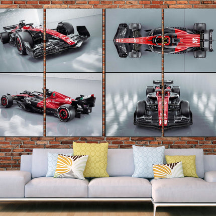 F1 grand prix Formula 1 wall art Sports canvas Racing wall art Formula one Home decor wall art Car wall art Formula 1 canvas