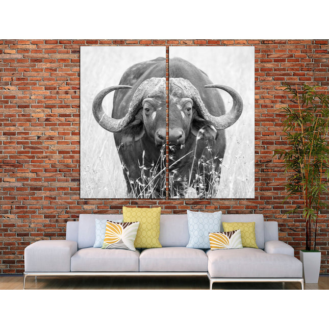 Buffalo new york Bison art Texas bison Buffalo wall art Picture of a buffalo American history art Buffalo on canvas
