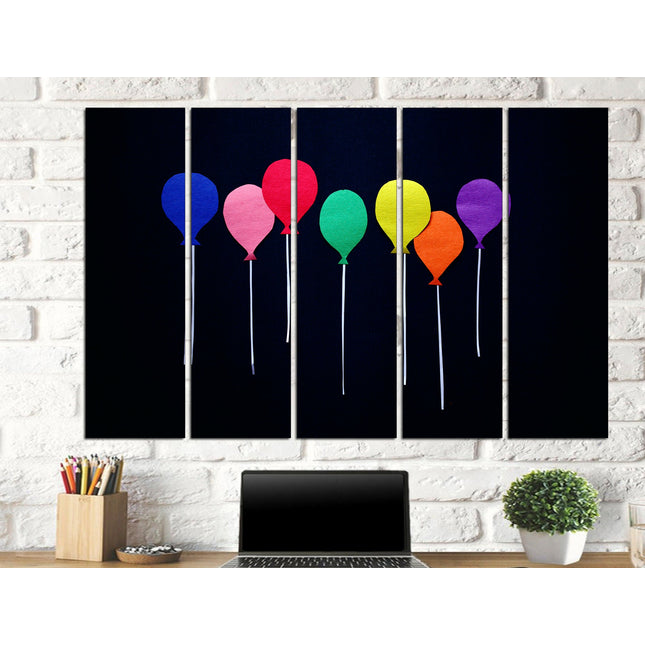 Color balloon canvas Balloon on canvas Graffiti balloon Exclusive balloon