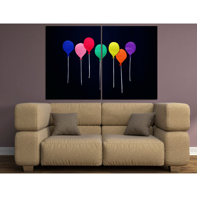 Color balloon canvas Balloon on canvas Graffiti balloon Exclusive balloon