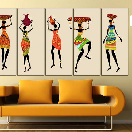 American indian art Ethnic canvas art Ethnic canvas art Indians canvas print Indians wall art Native american gift Large canvas art Decor