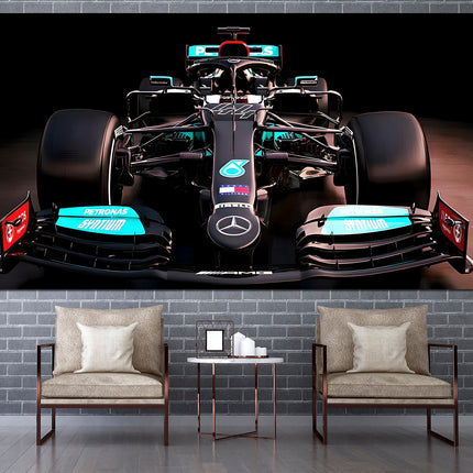Formula one car F1 poster Canvas f1 Formula 1 car Print on canvas f1 Mercedes f1 wall art Formula 1 gift