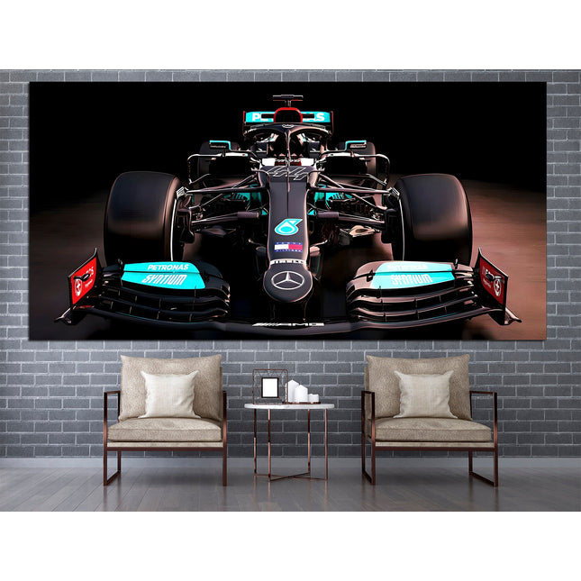 Formula one car F1 poster Canvas f1 Formula 1 car Print on canvas f1 Mercedes f1 wall art Formula 1 gift