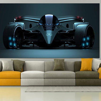 Formula 1 gift Mercedes f1 wall art Formula one