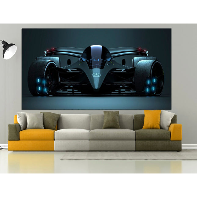 Formula 1 gift Mercedes f1 wall art Formula one