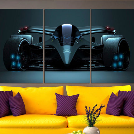 Formula 1 gift Mercedes f1 wall art Formula one