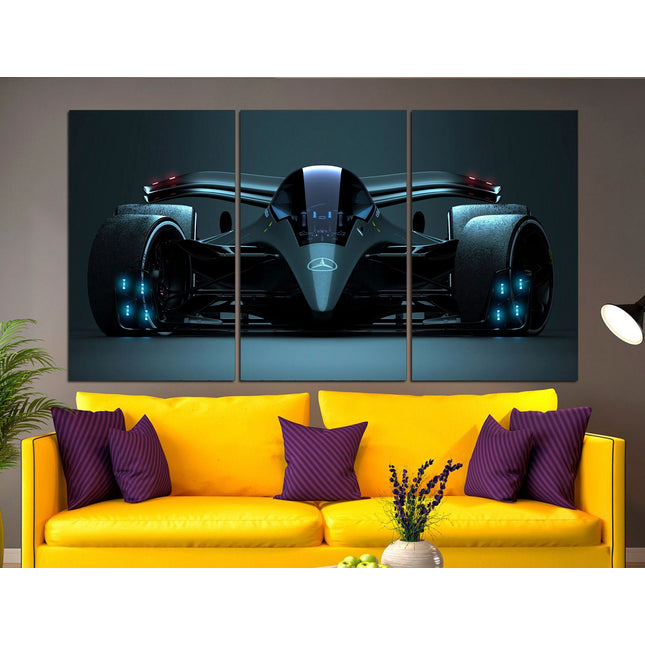 Formula 1 gift Mercedes f1 wall art Formula one