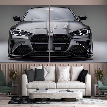 Bmw poster Modern car BMW black