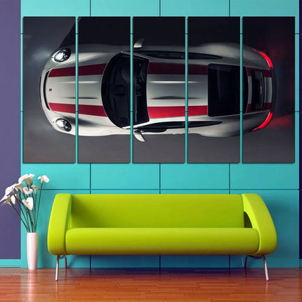 Green porsche Porsche 911 Racing car Gift for boys Vintage car Vintage car