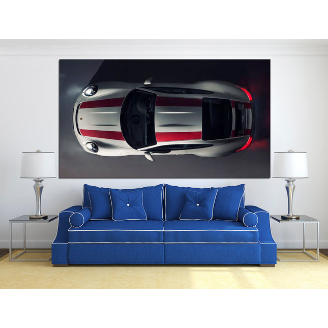 Green porsche Porsche 911 Racing car Gift for boys Vintage car Vintage car