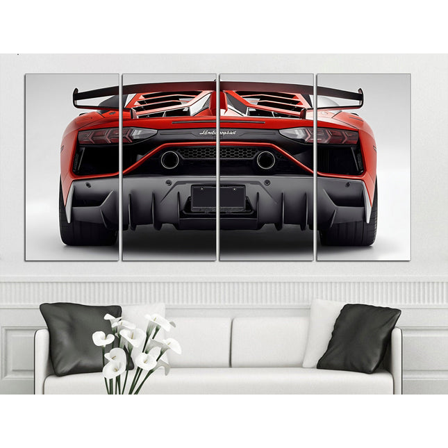 Lamborghini poster Black lamborghini Extra Large Wall Art
