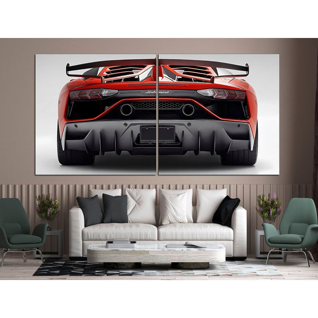 Lamborghini poster Black lamborghini Extra Large Wall Art