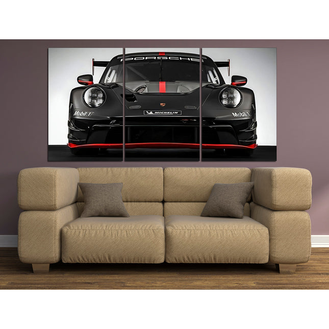 Porsche poster White porsche Car art Black porsche