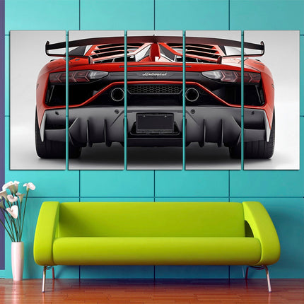 Lamborghini poster Black lamborghini Extra Large Wall Art