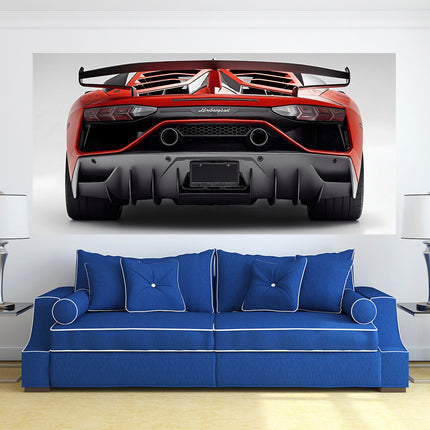 Lamborghini poster Black lamborghini Extra Large Wall Art