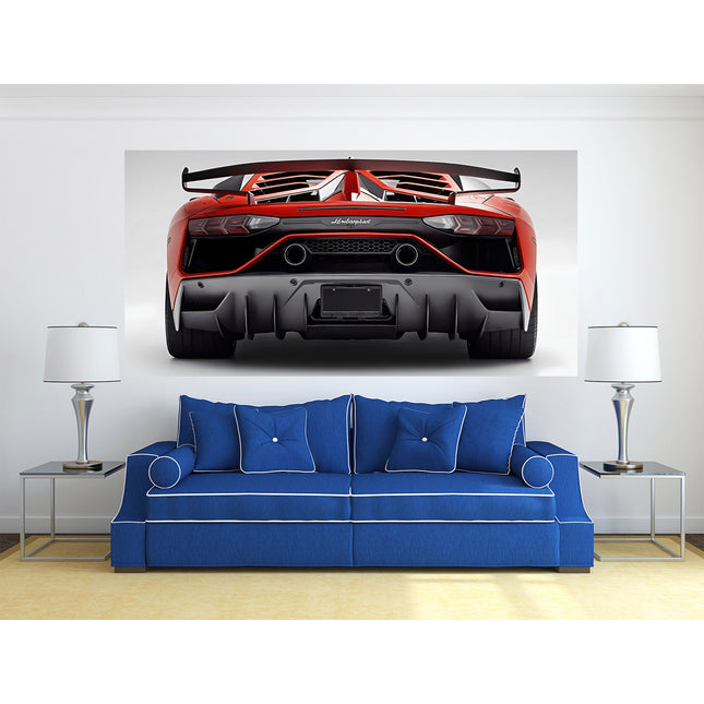 Lamborghini poster Black lamborghini Extra Large Wall Art