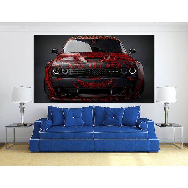 Mustang canvas American car Garage poster