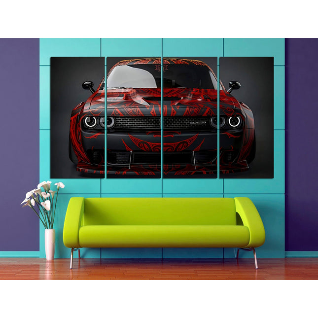 Mustang canvas American car Garage poster