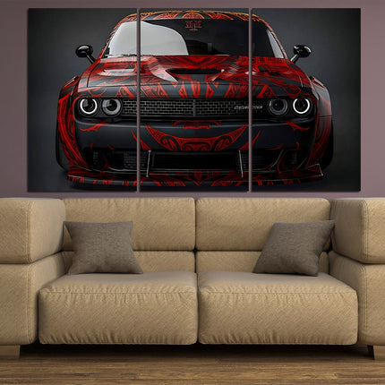 Mustang canvas American car Garage poster