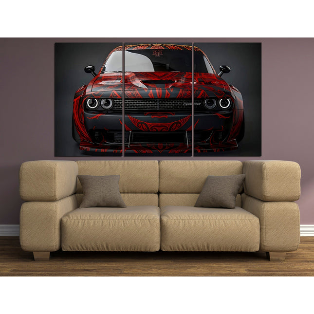 Mustang canvas American car Garage poster
