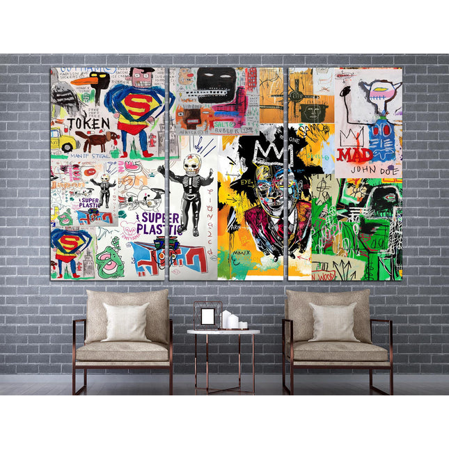 Contemporary art Graffiti Street Art Urban wall art Street art on canvas Original canvas art Banksy street art Ready to hang canvas