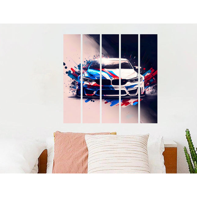 Bmw poster Modern car BMW black gift for boyfriend