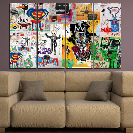 Contemporary art Graffiti Street Art Urban wall art Street art on canvas Original canvas art Banksy street art Ready to hang canvas