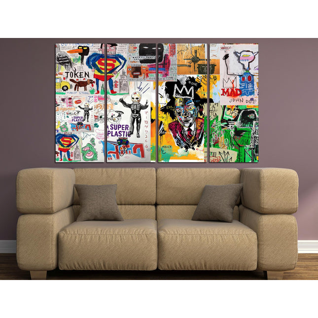 Contemporary art Graffiti Street Art Urban wall art Street art on canvas Original canvas art Banksy street art Ready to hang canvas