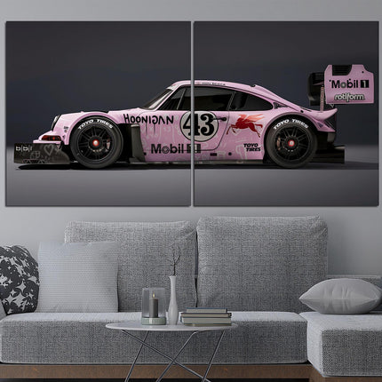 Porsche poster White porsche Car art Pink porsche