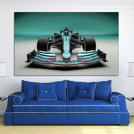 Racing car canvas Formula 1 wall art Sports canvas Racing wall art Formula one Home decor wall art Car wall art