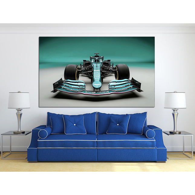 Racing car canvas Formula 1 wall art Sports canvas Racing wall art Formula one Home decor wall art Car wall art