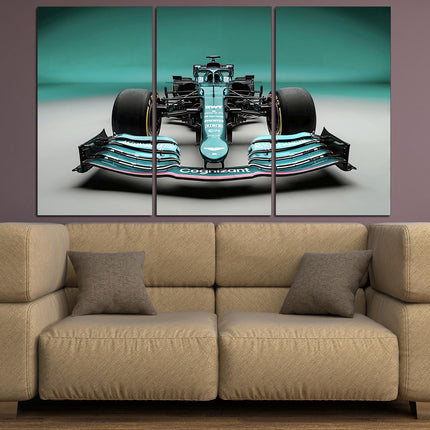 Racing car canvas Formula 1 wall art Sports canvas Racing wall art Formula one Home decor wall art Car wall art