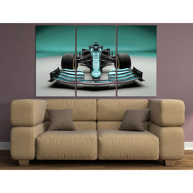 Racing car canvas Formula 1 wall art Sports canvas Racing wall art Formula one Home decor wall art Car wall art