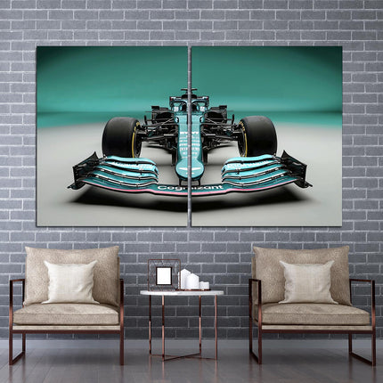 Racing car canvas Formula 1 wall art Sports canvas Racing wall art Formula one Home decor wall art Car wall art