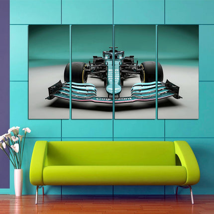 Racing car canvas Formula 1 wall art Sports canvas Racing wall art Formula one Home decor wall art Car wall art