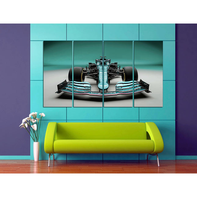 Racing car canvas Formula 1 wall art Sports canvas Racing wall art Formula one Home decor wall art Car wall art