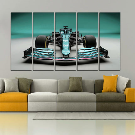 Racing car canvas Formula 1 wall art Sports canvas Racing wall art Formula one Home decor wall art Car wall art