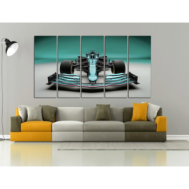 Racing car canvas Formula 1 wall art Sports canvas Racing wall art Formula one Home decor wall art Car wall art