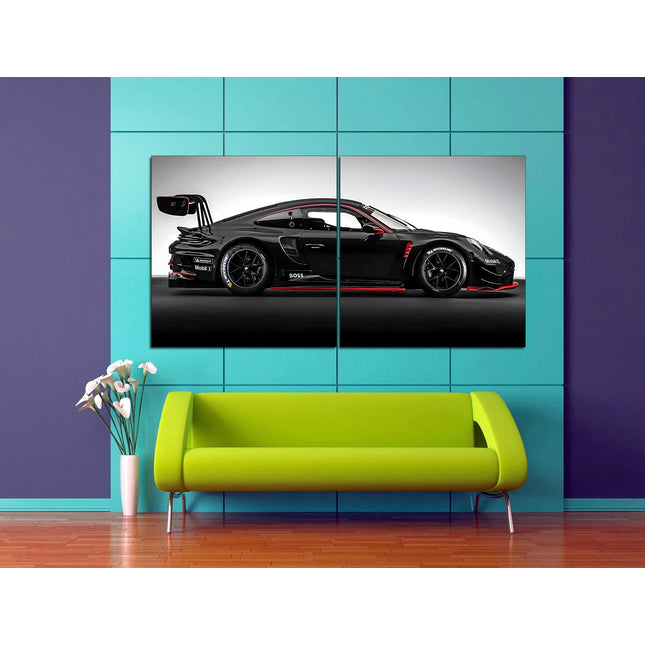 Porsche poster White porsche Car art Black porsche