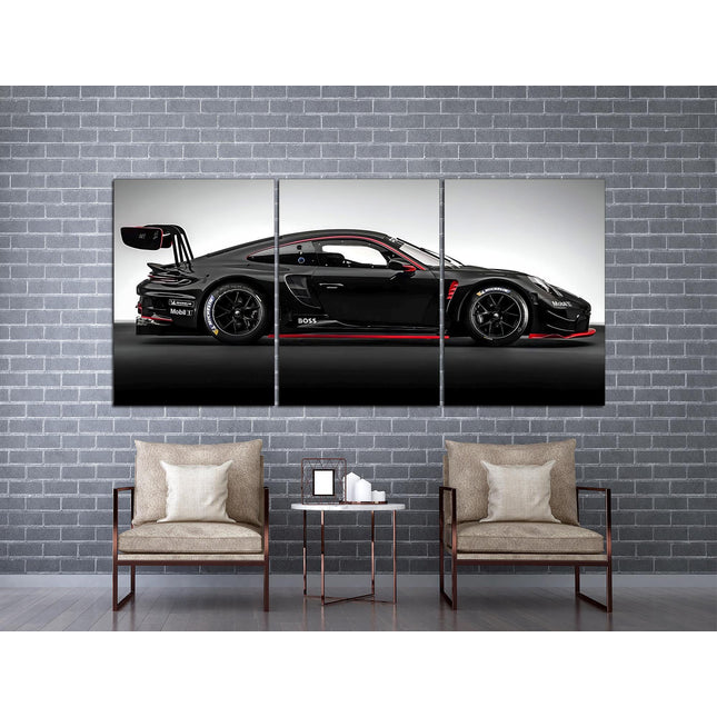 Porsche poster White porsche Car art Black porsche