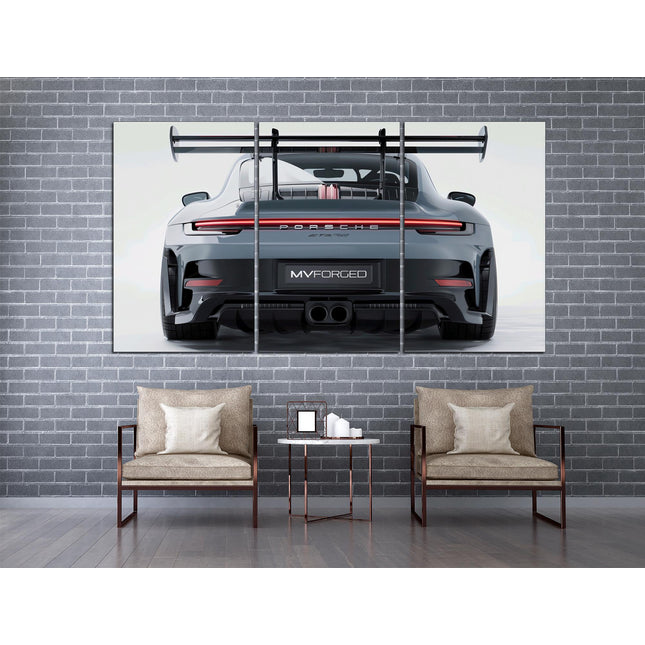 Green porsche Porsche 911 Racing car