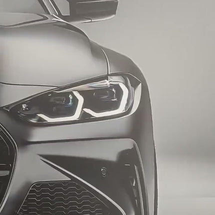 Bmw poster Modern car BMW black